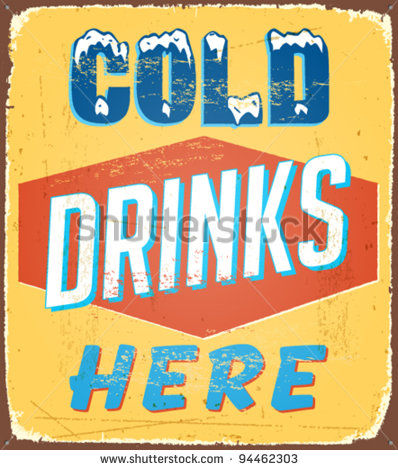 Cold Drinks Sign