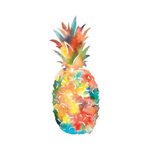 Colorful Pineapple Tumblr