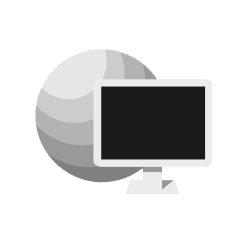 Computer Network Icon Black