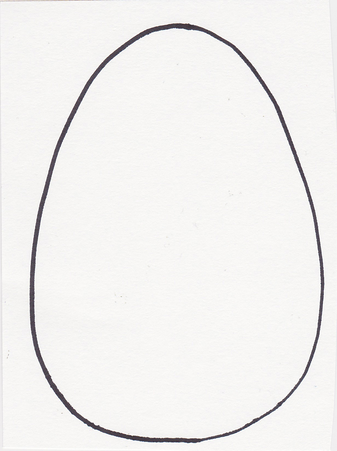 Cracked Easter Egg Template