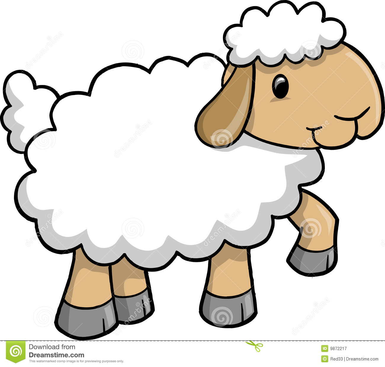 Cute Sheep Clip Art