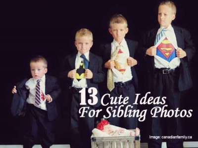 Cute Sibling Photo Shoot Ideas
