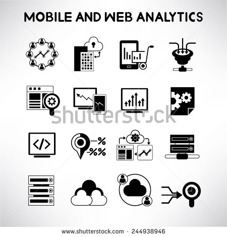 Data Analysis Vector Icon Set