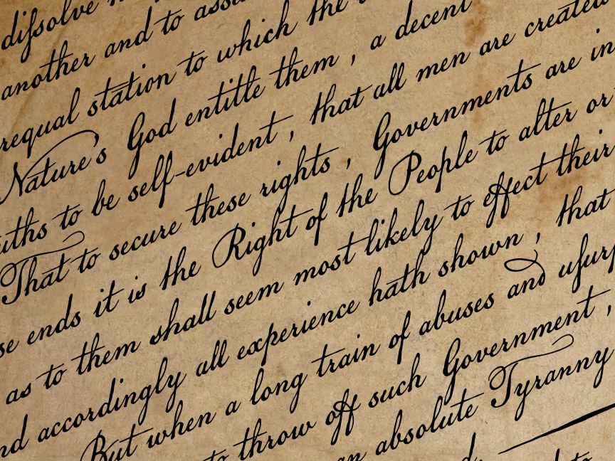 Declaration of Independence Writing Style