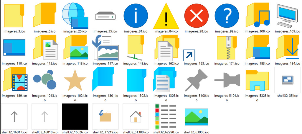 Desktop Icons Windows 1.0