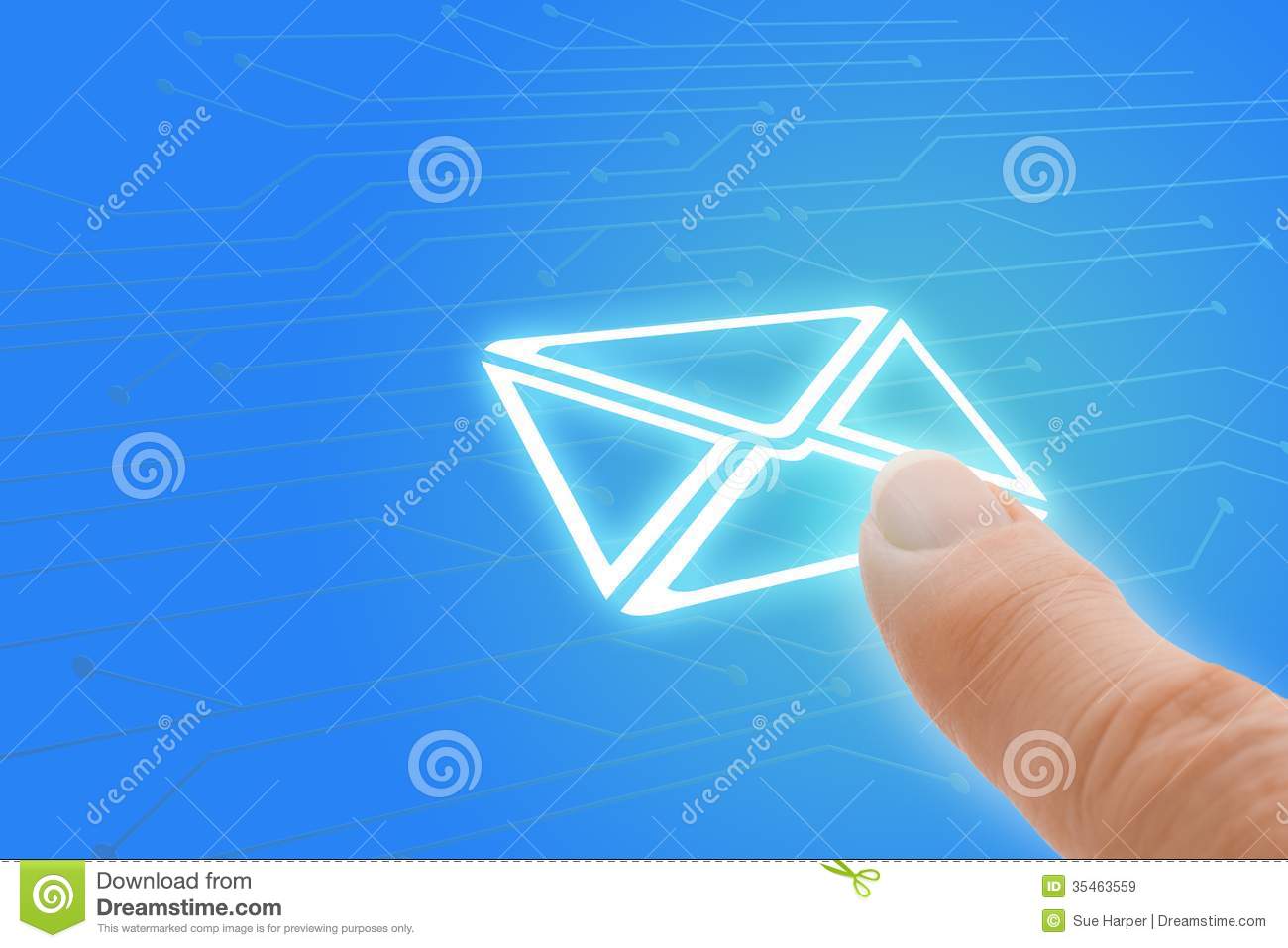 Email On Computer Screen