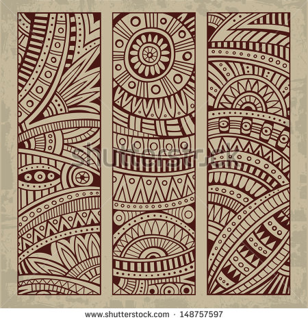 Ethnic Vintage Hand Drawn Abstract Pattern Vector Ethnic Vintage Hand Drawn Abstract Pattern Vector
