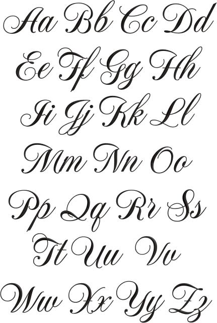 Fancy Fonts Alphabet Letters