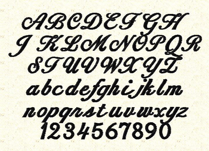 Fancy Script Fonts Alphabet