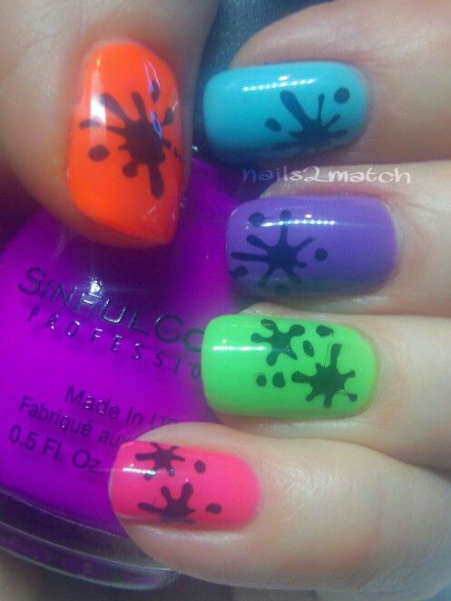 Fingernail Stencils Nail Art