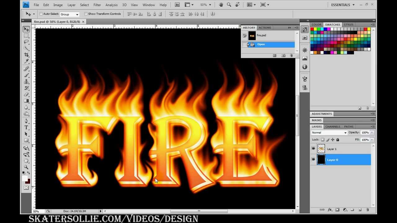 coreldraw flame font download