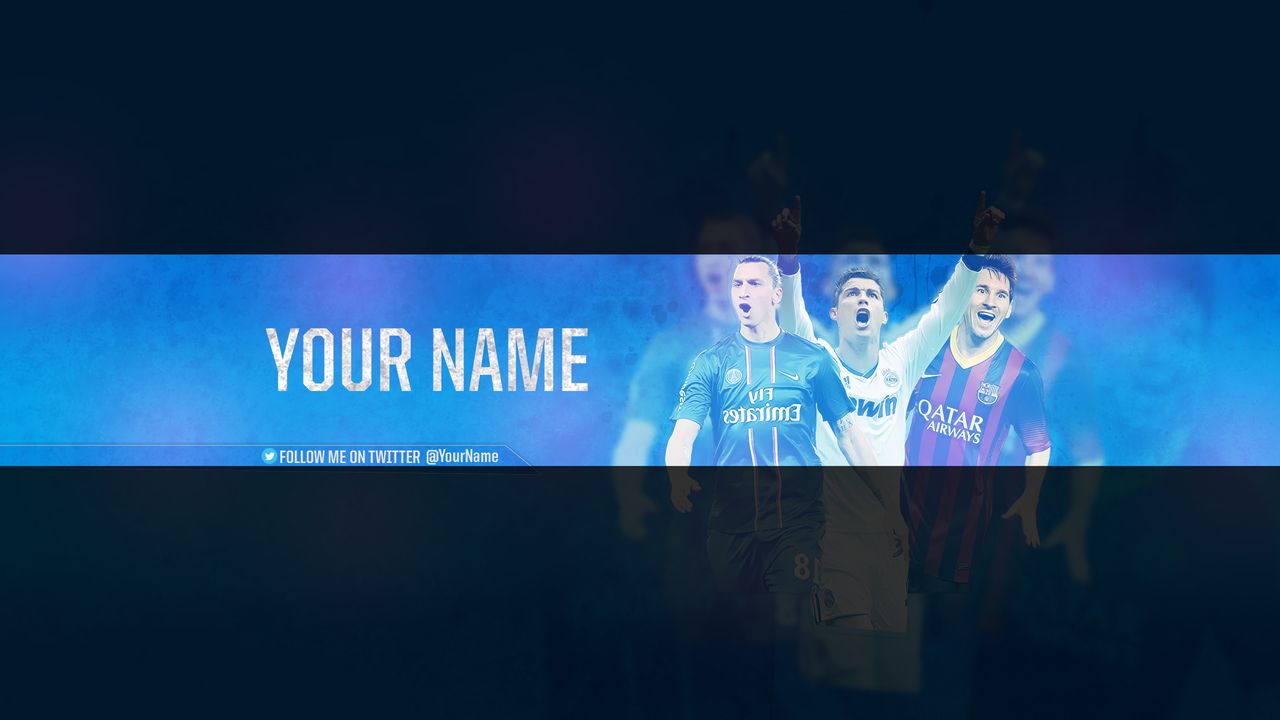 Football YouTube Art Banner Template