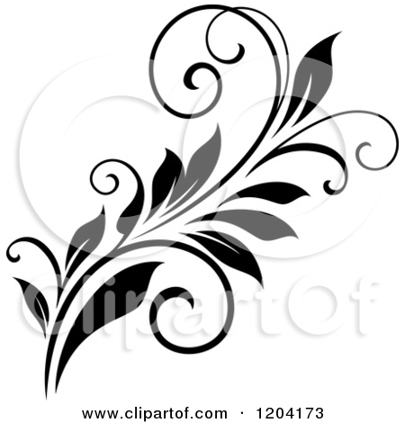 Free Black and White Flourish Free Black and White Flourish