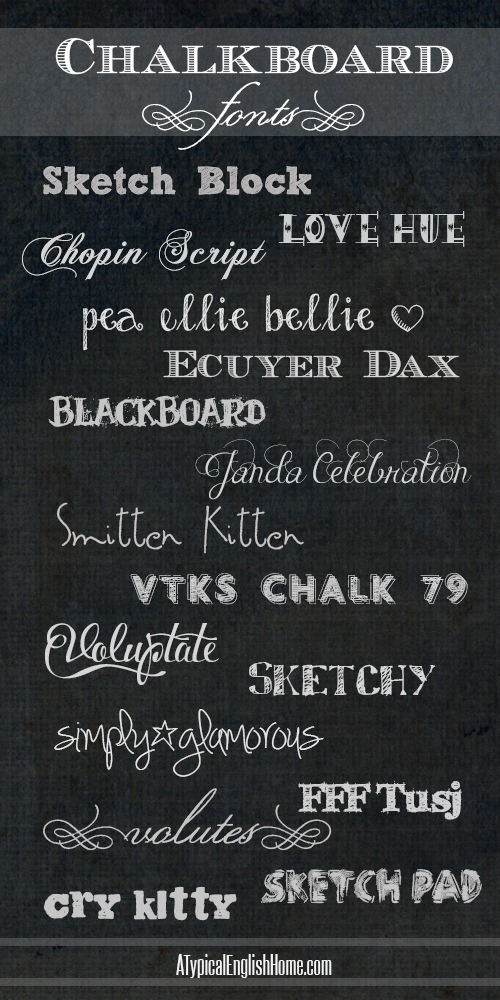 Free Chalkboard Fonts