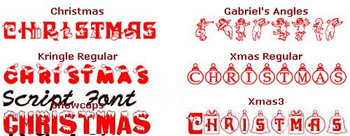 Free Christmas Fonts Downloads