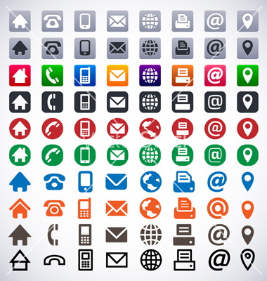 Free Contact Icons Business Card Free Contact Icons Business Card