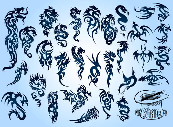 Free Dragon Clip Art Graphics