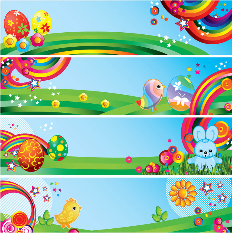 Free Easter Banner Clip Art