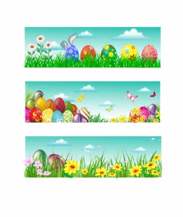 14 Photos of Free Vector Easter Banner