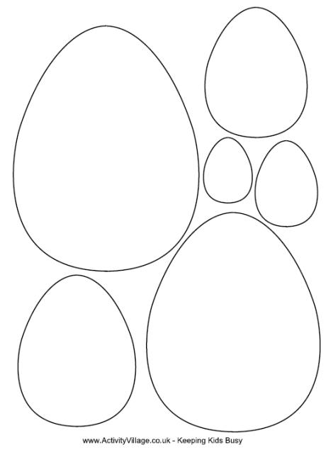 Free Easter Egg Template
