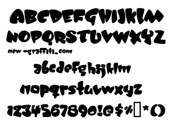 Free Graffiti Font Styles