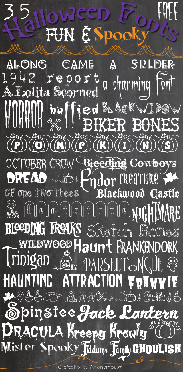 Free Halloween Fonts