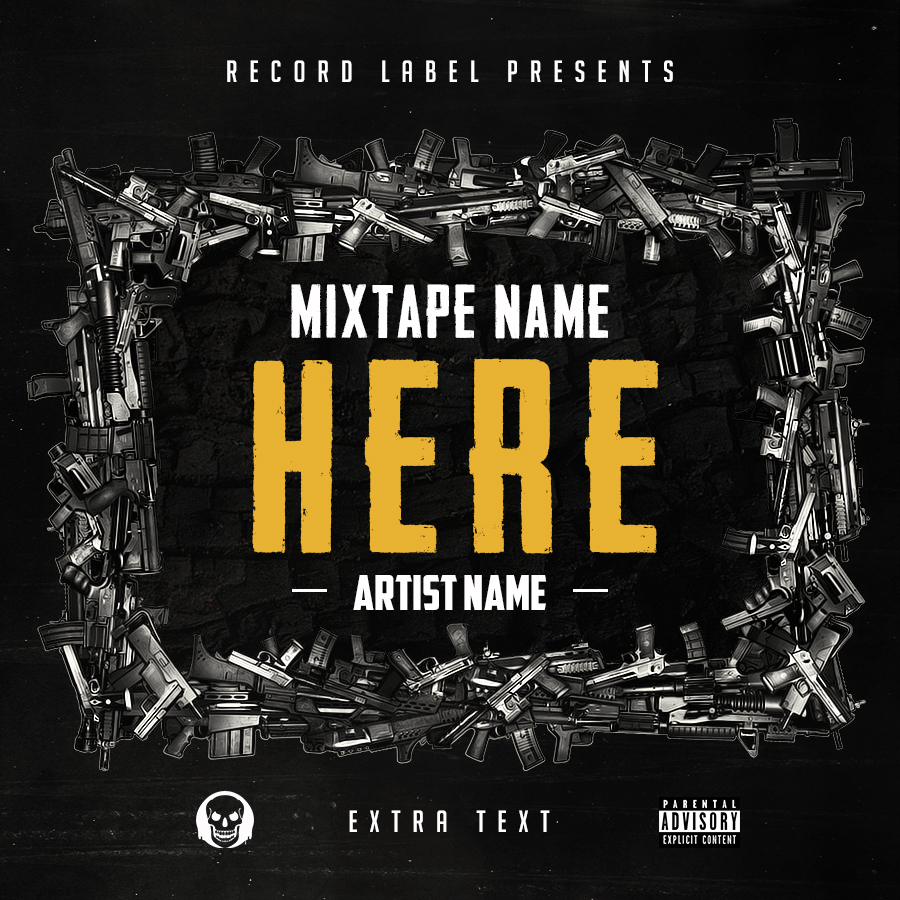 Free Hip Hop Mixtape Cover Psd