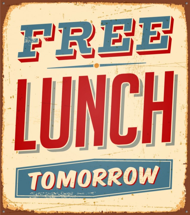 Free Lunch Sign