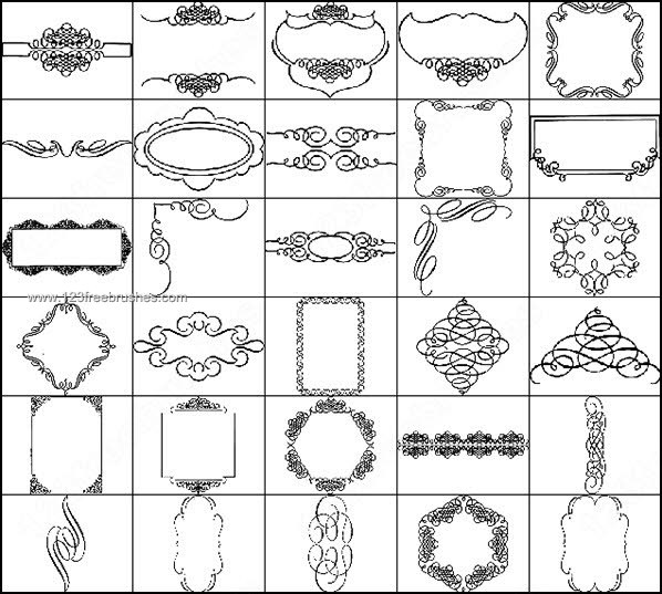 Free Photoshop Brushes Frames and Borders Free Photoshop Brushes Frames and Borders