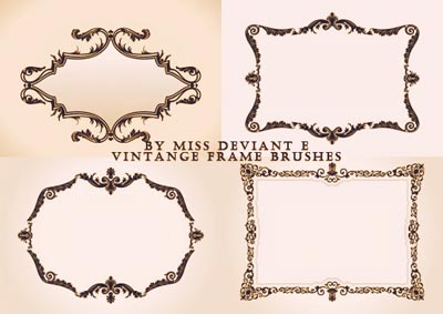 Free Photoshop Brushes Vintage Frames Free Photoshop Brushes Vintage Frames