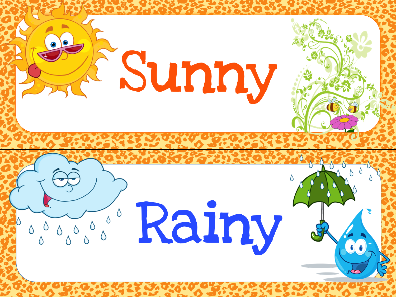 Free Printable Weather Chart for Kids Free Printable Weather Chart for Kids
