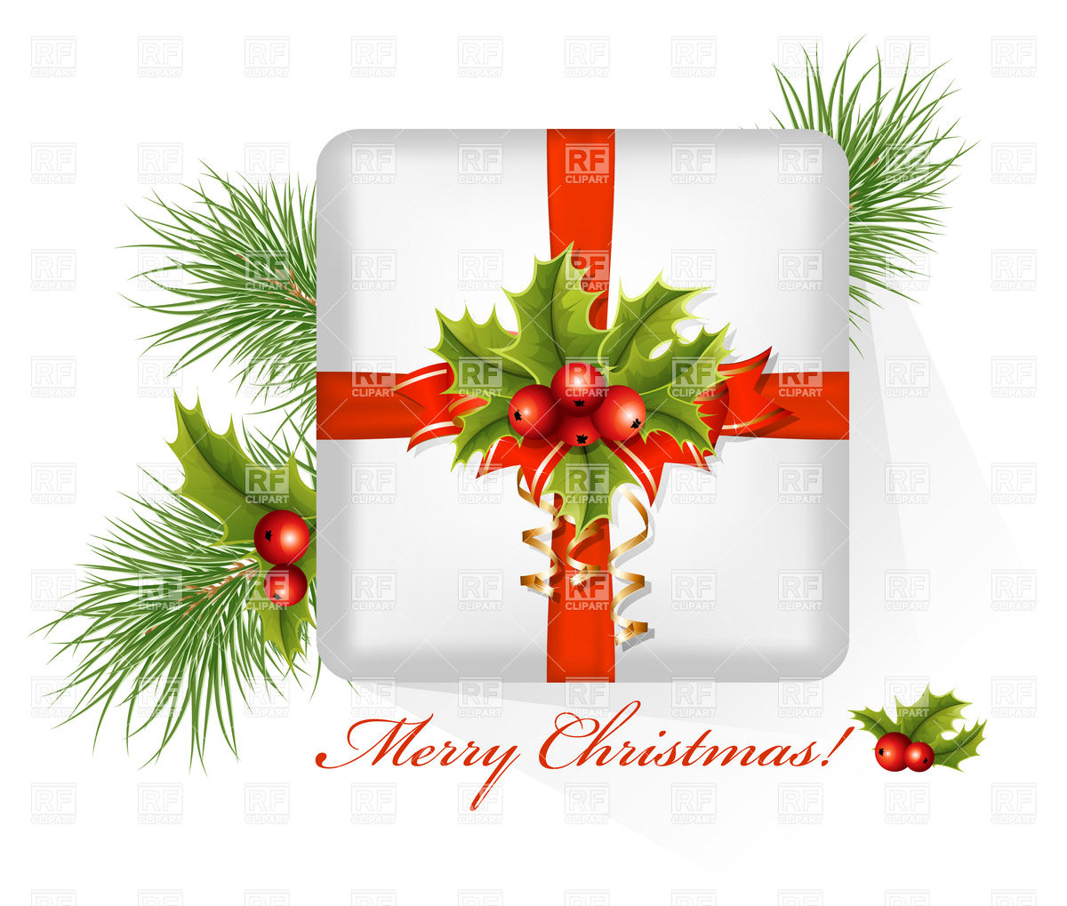 Free Vector Christmas Present Clip Art