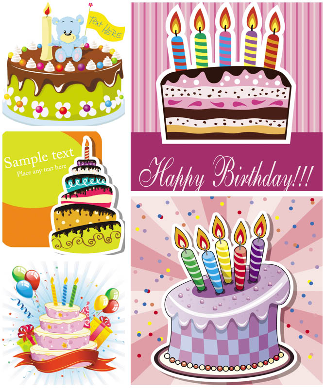 Free Vector Clip Art Birthday Cake