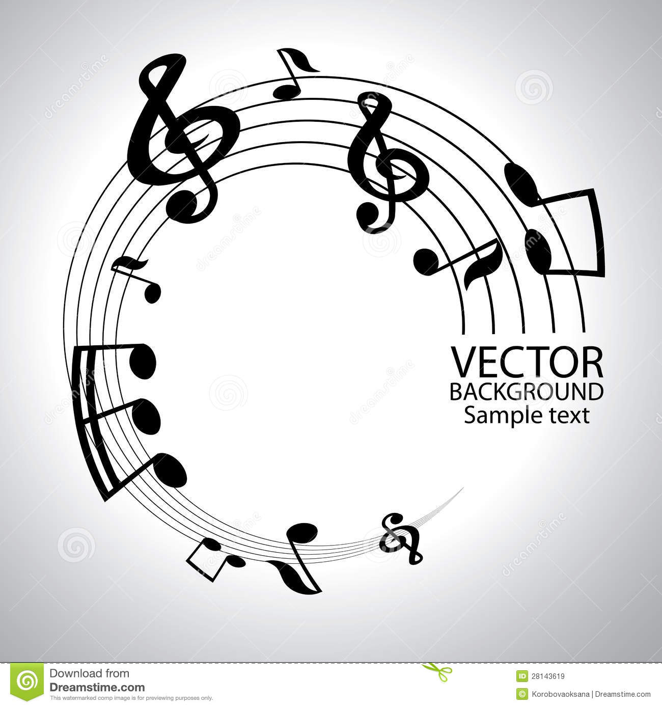 Free Vector Music Notes