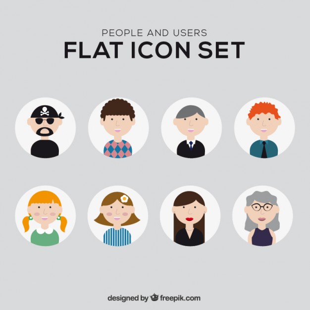 Free Vector People Icons