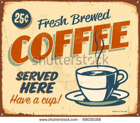 Fresh Brewed Coffee Sign