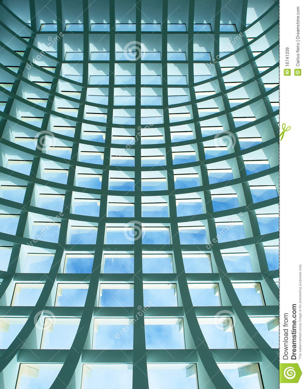 Geometric Buildings Ceilings
