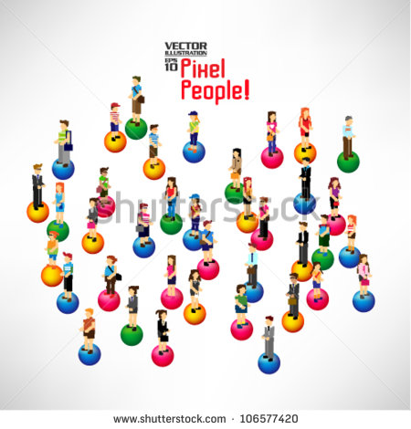 Group of People Icon Vector