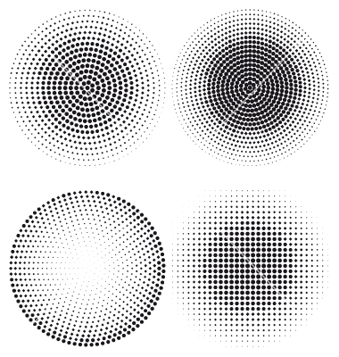 Halftone Dots Pattern Vector Halftone Dots Pattern Vector