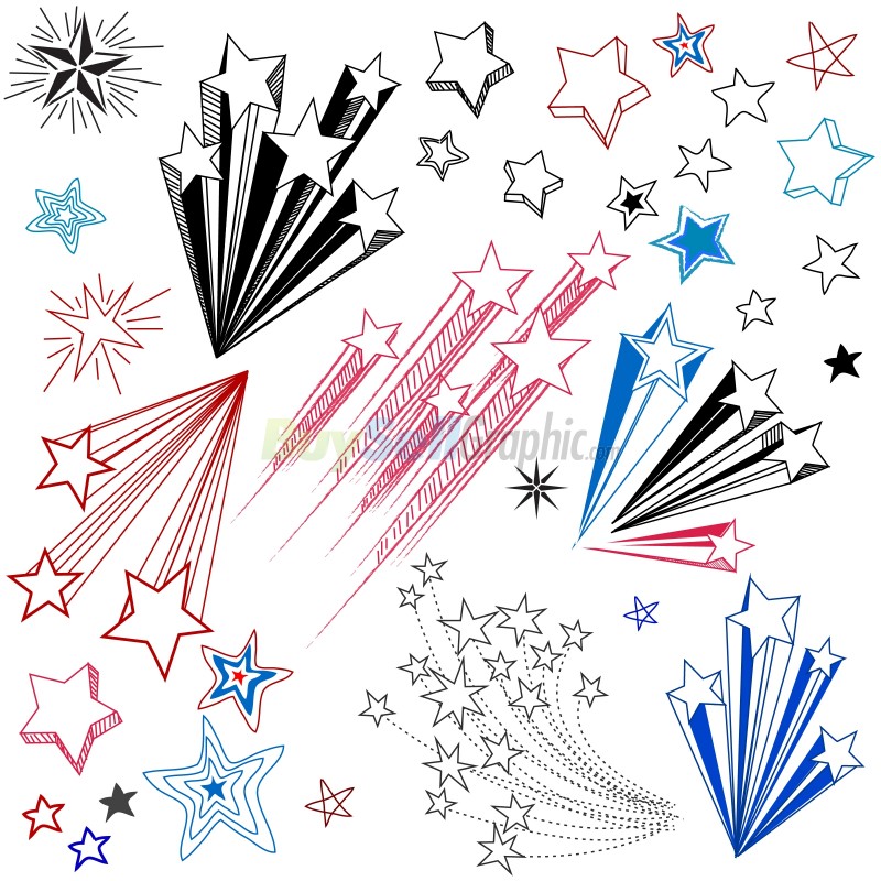 Hand Drawn Star Vector Free Hand Drawn Star Vector Free
