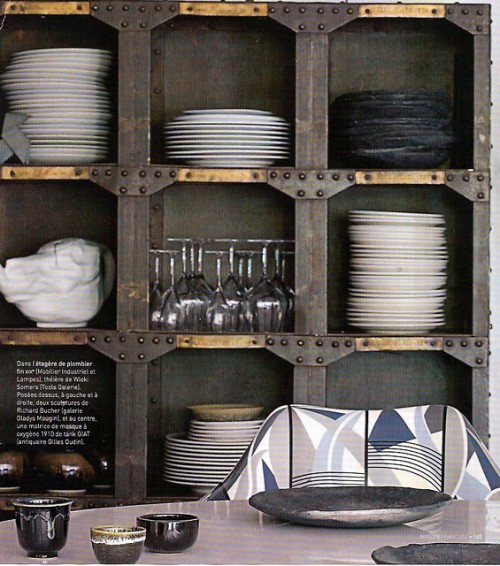 Industrial-Style Kitchen Shelves