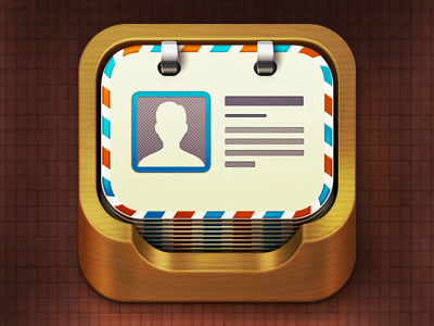 iPhone Contacts App Icon