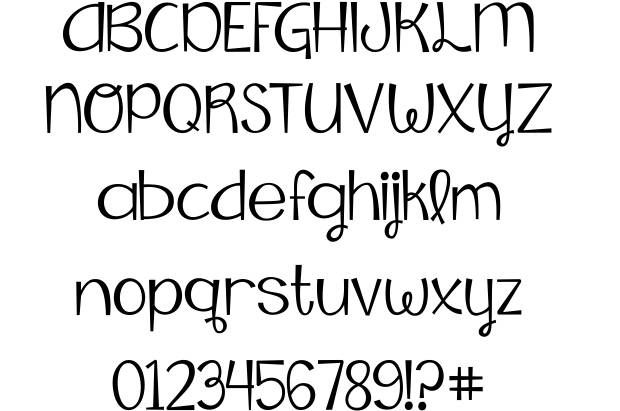 Kg Falling Slowly Font