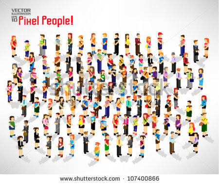 Large Group People Icon Large Group People Icon