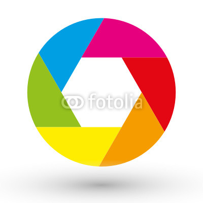 Logo with Circle Colorful