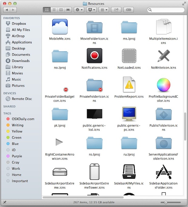 Mac System Icons