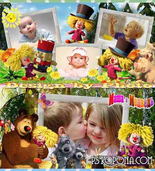 Masha and the Bear Templates