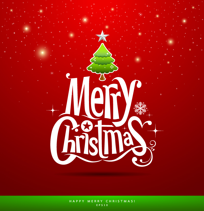 Merry Christmas Vector Free Download