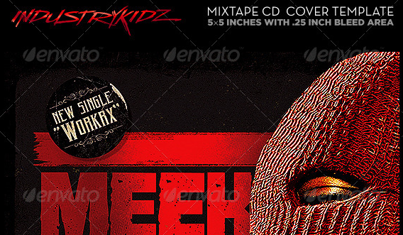 Mixtape Cover PSD Template