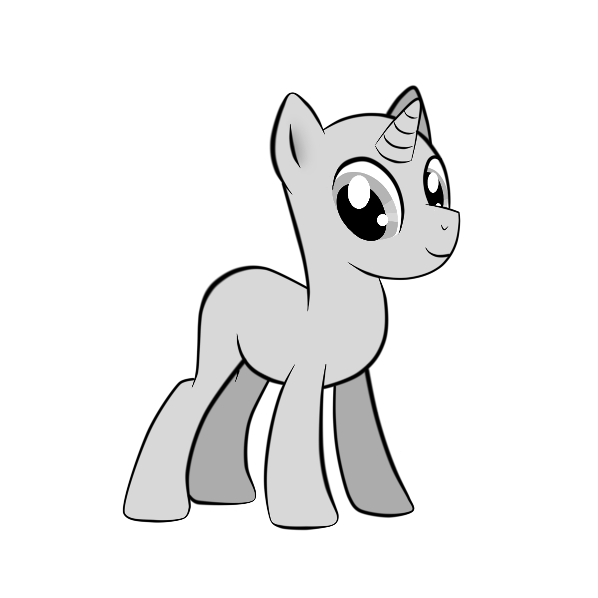 MLP Pony Base Unicorn Male MLP Pony Base Unicorn Male